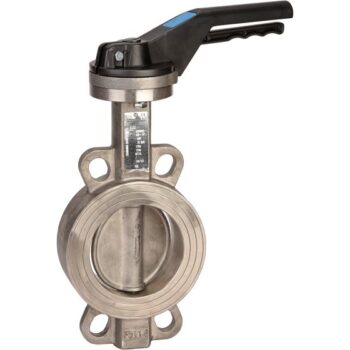 Robinet à papillon métal-métal non étanche inox oreilles centrage DN150