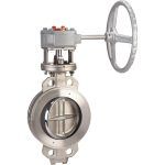 Robinet à papillon double excentration Wafer inox PN25 DN50