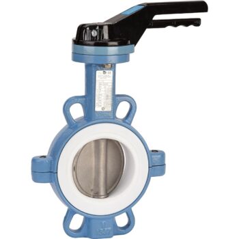 1145 - Robinet à papillon Wafer Excellence CE1935FDA fonte/PTFE/inox DN150