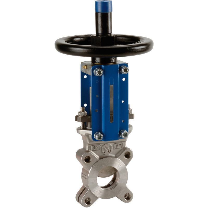 Accueil 32 172 - Vanne à guillotine unidirectionnelle inox et siège EPDM DN50