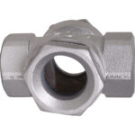 SKT 6 - Contrôleur de circulation fonte GS double glace à battant 1/2''