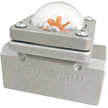 NAW-2 - Contrôleur de circulation inox à dome et rotor 1/4''
