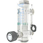 Débitmètre à flotteur en acrylique