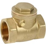 Clapet non retour simple battant avec siège EPDM BSP PN10 1/2''