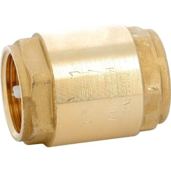 Clapet non retour double guidage laiton 4MS obturateur POM1/2''