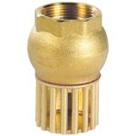 Clapet crépine Laiton vertical - Crépine laiton - taraudé BSP - PN10 - Filtration économique installation verticale