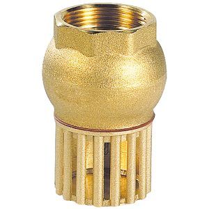 Clapet crépine Laiton vertical - Crépine laiton - taraudé BSP - PN10 - Filtration économique installation verticale