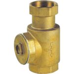 308 - Clapet non retour laiton à levée verticale femelle femelle BSP 1''