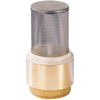 Clapet crépine laiton toutes positions Obturateur nylon Crépine inox Taraudé BSP - Polyvalence et performance optimale