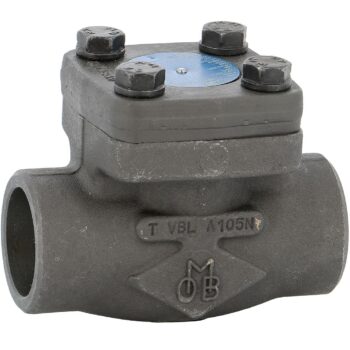 312 - Clapet non retour acier à piston avec ressort à souder Socket Welding SW10