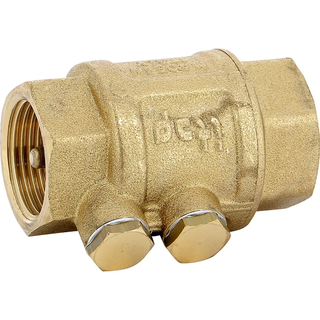 Clapet non retour double guidage laiton à purges ACS 4MS 1/2''