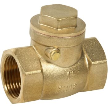 322 - Clapet non retour simple battant laiton siège EPDM BSP PN16 1/2''
