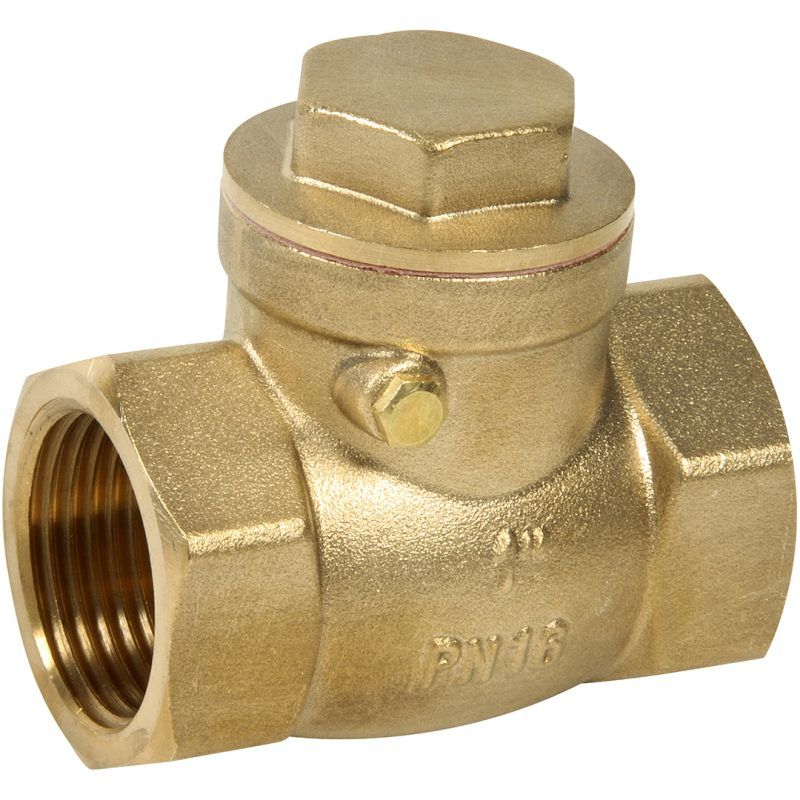 Accueil 8 322 - Clapet non retour simple battant laiton siège EPDM BSP PN16 1/2''