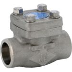 358 - Clapet non retour inox forgé à bille avec ressort Socket Welding SW 15
