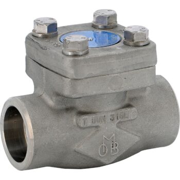 358 - Clapet non retour inox forgé à bille avec ressort Socket Welding SW 15
