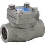 359 - Clapet non retour inox forgé à bille avec ressort NPT 1/2''