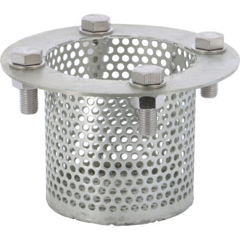 Clapet crépine acier galvanisé sur bride PN10/16 DN80