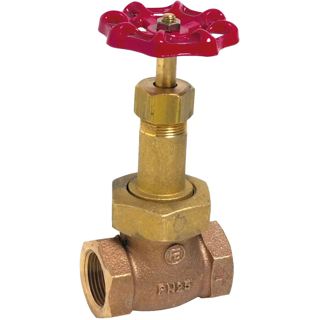 454-robinet-soupape-bronze-ptfe-chapeauunion-bsp Robinet à soupape taraudé en bronze à chapeau union étanchéité PTFE 1/4 ''