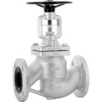 Robinet à soupape fonte à soufflet inox PN25 DN15