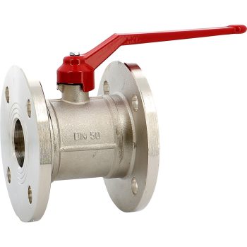 504 - Vanne à sphère laiton titré CW617N à brides PN10/16