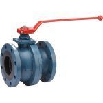 Robinet à tournant sphérique 2 pièces F4 acier JC graphite PN16 DN65