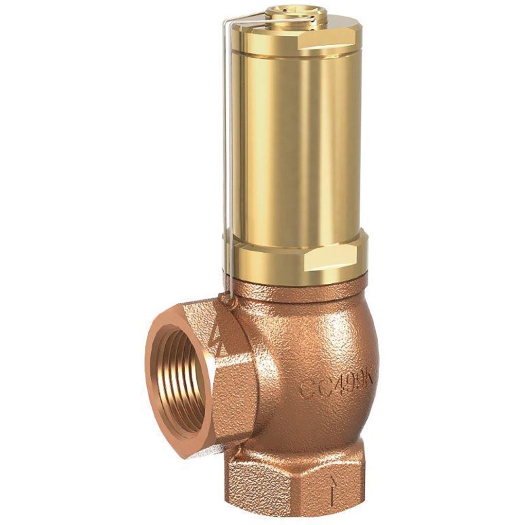 617N-soupape-décharge-bronze-sectoriel Soupape de décharge bronze / NBR 1/2'' 0,5-2,5 bar