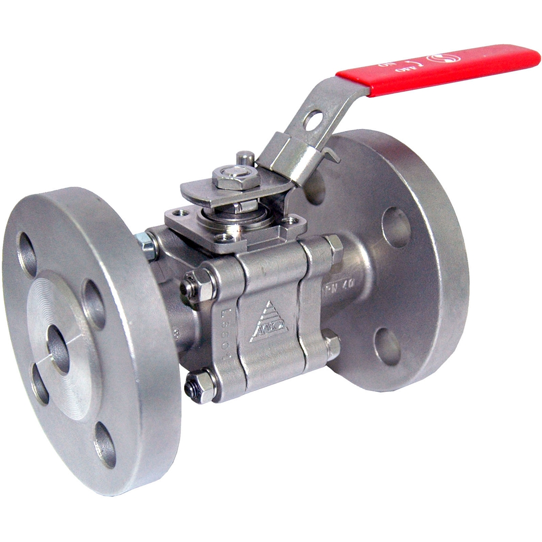 7034-vanne-sphere-inox-3pieces-brides-pn40 Robinet à tournant sphérique 3 pièces à brides PN40 inox sécurité feu