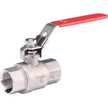 706 - Robinet à tournant sphérique 2pièces inox femelle femelle BSP DIN M3 1''1/2