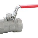 708 - Robinet à tournant sphérique monobloc femelle femelle BSP inox 1/4''