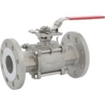 Robinet à boisseau sphérique 3 pièces Inox à brides PN40 Platine ISO - Fiabilité et contrôle avancé