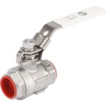 7143 - Robinet à tournant sphérique 2 pièces femelle BSP dégraissé oxygène 1''1/4