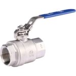 715 - Robinet à tournant sphérique 2 pièces inox femelle femelle BSP 4''