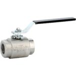 Robinet à tournant sphérique 2 pièces inox siège PEEK class1500 BSP 1/4