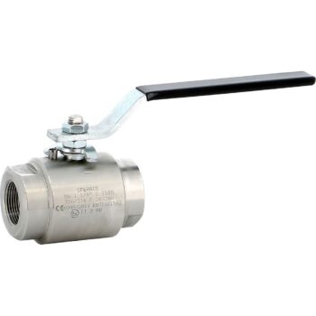 Robinet à tournant sphérique 2 pièces inox siège PEEK class1500 BSP 1/4