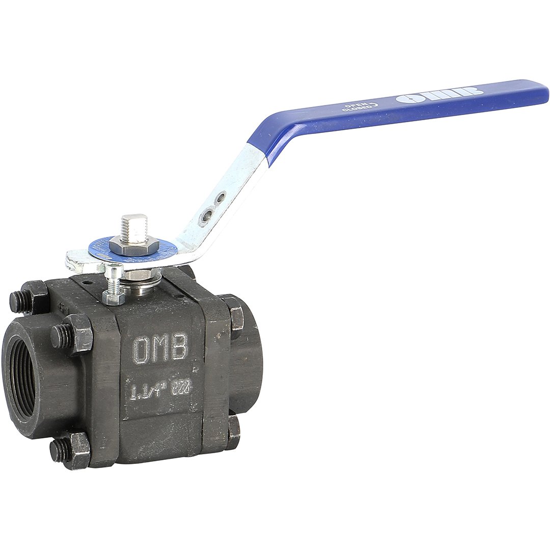 745-vanne-sphere-acier-3pieces-800lbs-OMB Robinet à tournant sphérique 3 pièces acier class800 Socket Welding SW 15