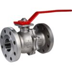 769 - Robinet à tournant sphérique 2 pièces à brides inox class300 DN15