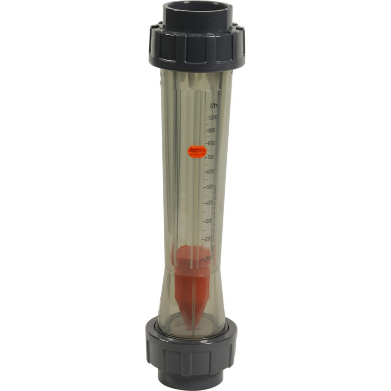 Débitmètre à ludion flotteur standard PVCu/EPDM DN10 d16 - 5/60 lh