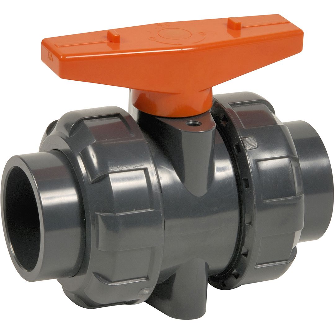 Robinet à Boisseau Sphérique 3 Voies 20 Mm - En PP, Pour Tuyaux PE, Poignée à Levier, Usage Domestique Et Irrigation