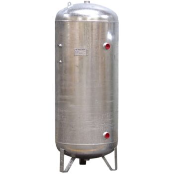 Réservoir air comprimé vertical acier galvanisé