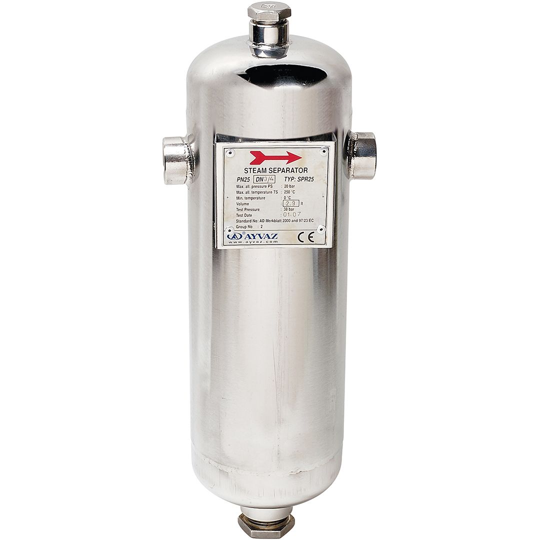 Séparateur-SPR25-INOX-AYVAZ SPR 25 - Séparateur taraudé inox