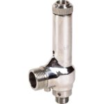 2885 - Soupape inox échap canalisé D10/C PTFE 1/2''-3/4'' 0,5 bar