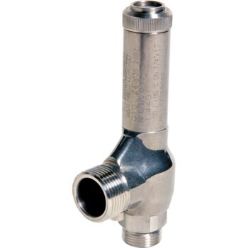 Soupape en inox à échappement canalisé -195°/+450° - Performance extrême en températures variées