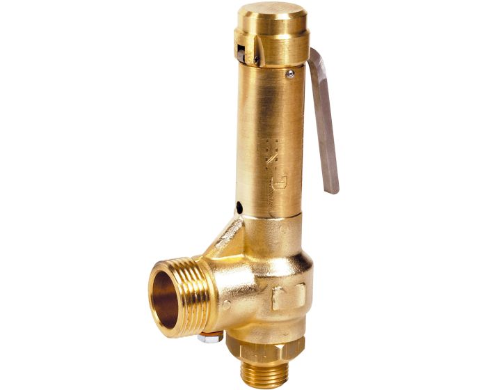 Soupape-sureté-2851-2858-LAITON-NGI Soupape en laiton "vapeur" à échappement canalisé - Solution pour applications vapeur