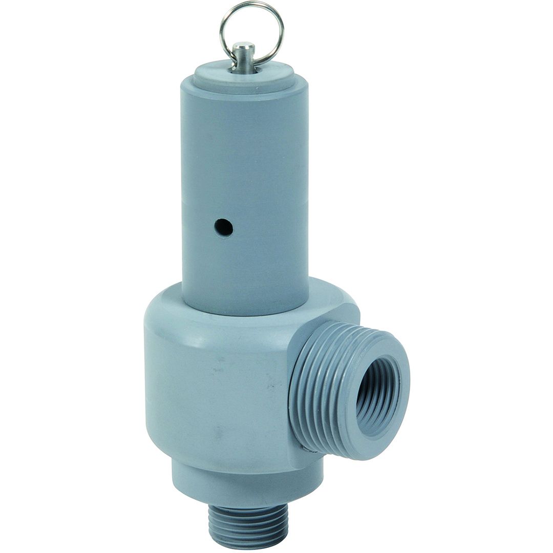 Soupape-sureté-pvc-FT6610-PVC10 PSV - Soupape de sûreté en PVC à échappement canalisé