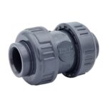 CV1 PVC - Clapet anti-retour à ogive double union PVC/EPDM