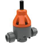 DHV712-R PVC - Soupape de décharge union femelle à coller PVCu/EPDM DN10 d16