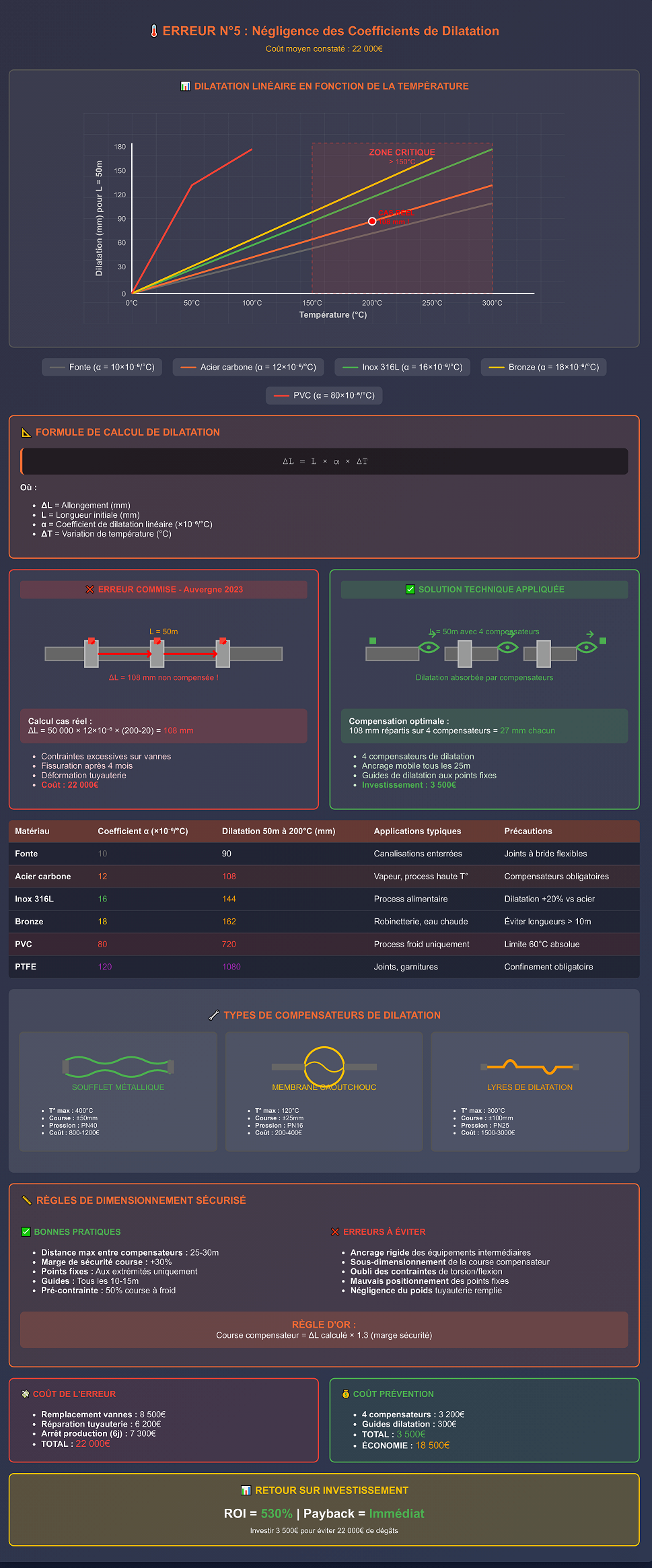 Dilatation thermique