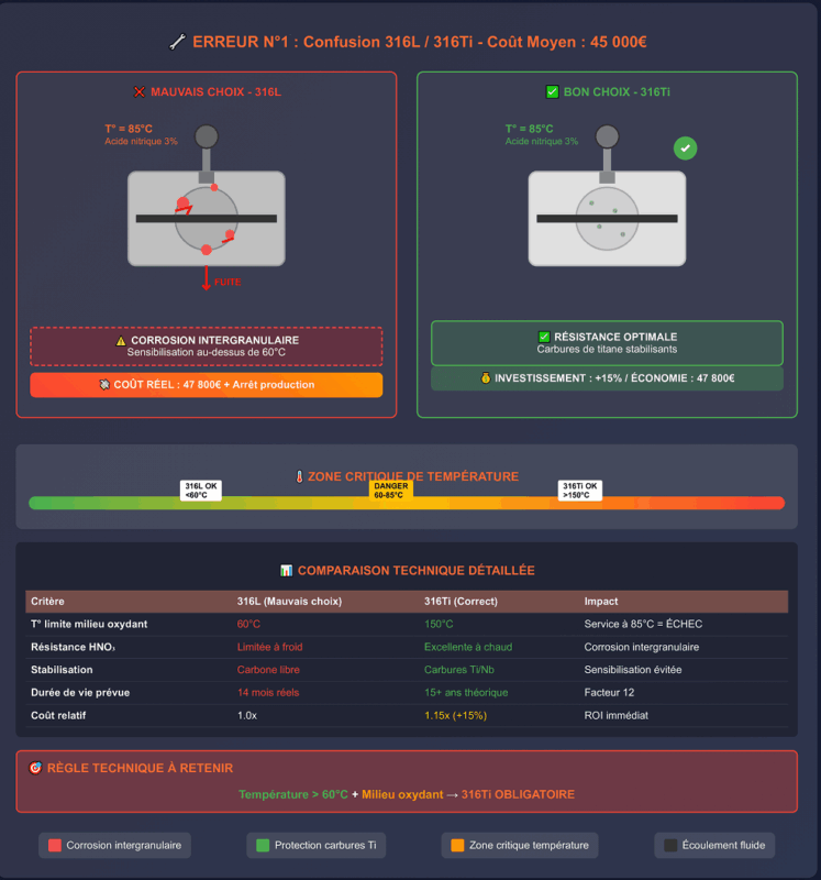 La Confusion 316L / 316Ti