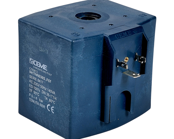 B60 - Bobine pour électrovanne CEME type VSO 84 du 1''1/4 au 2''