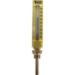 Thermomètre Industriel Vertical Droit SFERACO 1672 - H150mm Plongeur 100mm